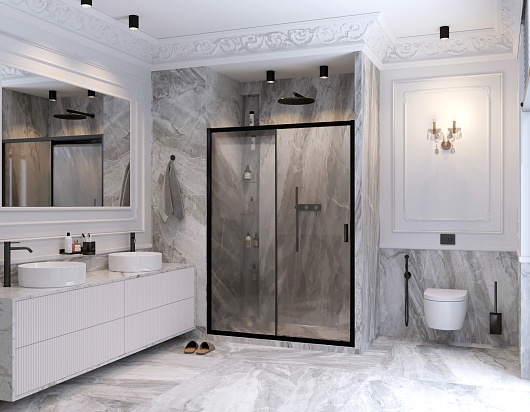 Ambassador Душевая дверь в нишу Forsa 100 17022216ABB – картинка-3